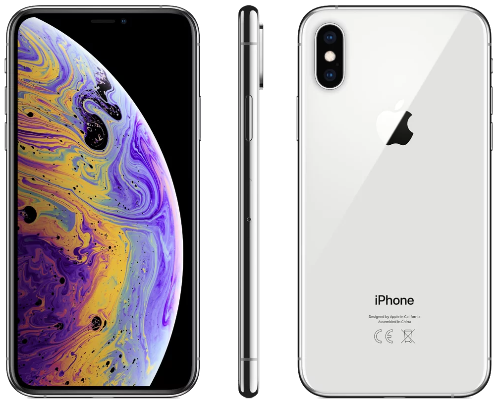 iPhone XS 256 ГБ серебристый - купить в кредит в Новосибирске | Цены на  iPhone в магазине Белое Яблоко